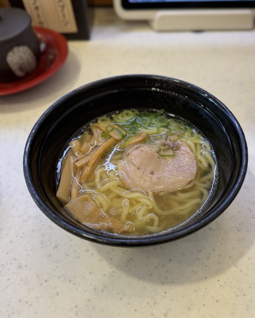 かっぱ寿司の食べホー 鯛スープの塩ラーメン