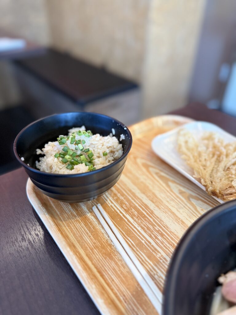 新高島平の立ち食い蕎麦TGS622 出汁ご飯